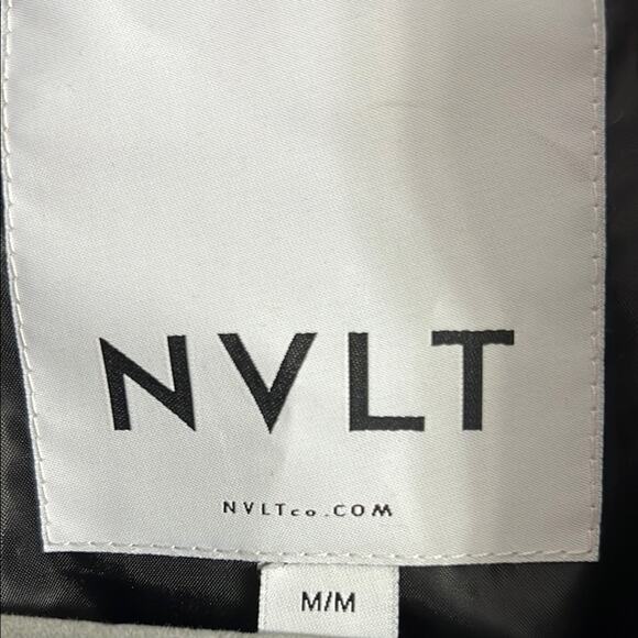 NVLT Tan Vegan Leather Jacket Cropped Classic | Size M - Picture 4 of 9